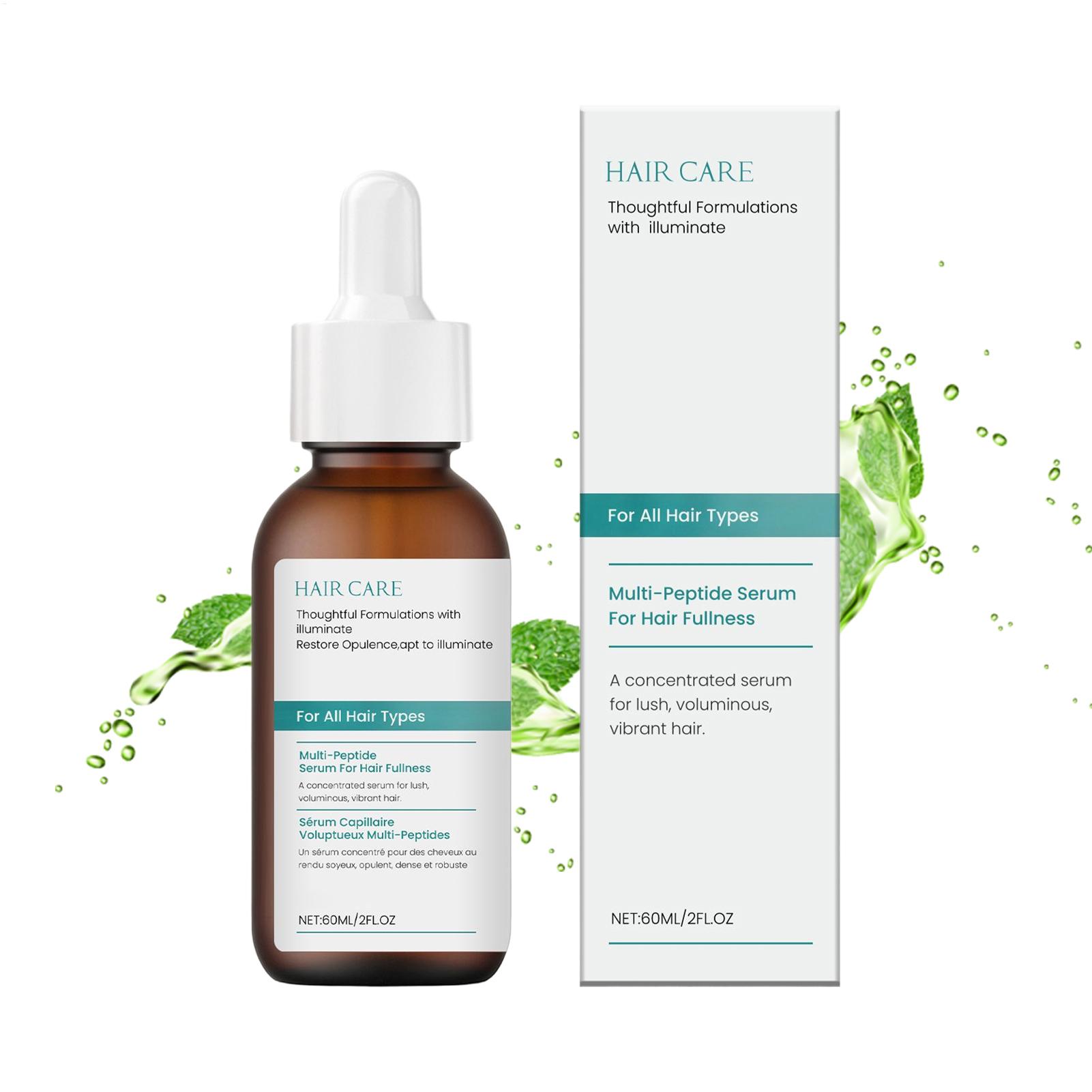 Root Stimulator Liquid - 60 ml Haarglättungsflüssigkeit, Peptid-Haarserum, Haarwurzel-Pflegeserum, Reparatur